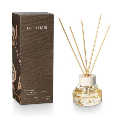 Woodfire Refillable Aromatic Diffuser | Bamboo & Glass | Vegan