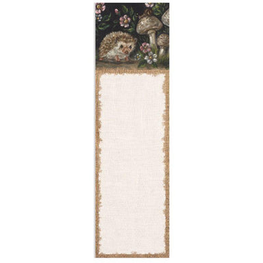 Woodland Hedgehog List Pad – Charming Spring Desk Notepad