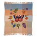 Woven Throw with Tufting & Embroidery – Garden Style | 60" x 50"