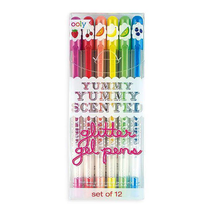 Yummy Yummy Scented Glitter Gel Pens: Sparkling Colors and Fruity Scents for Creative Bliss