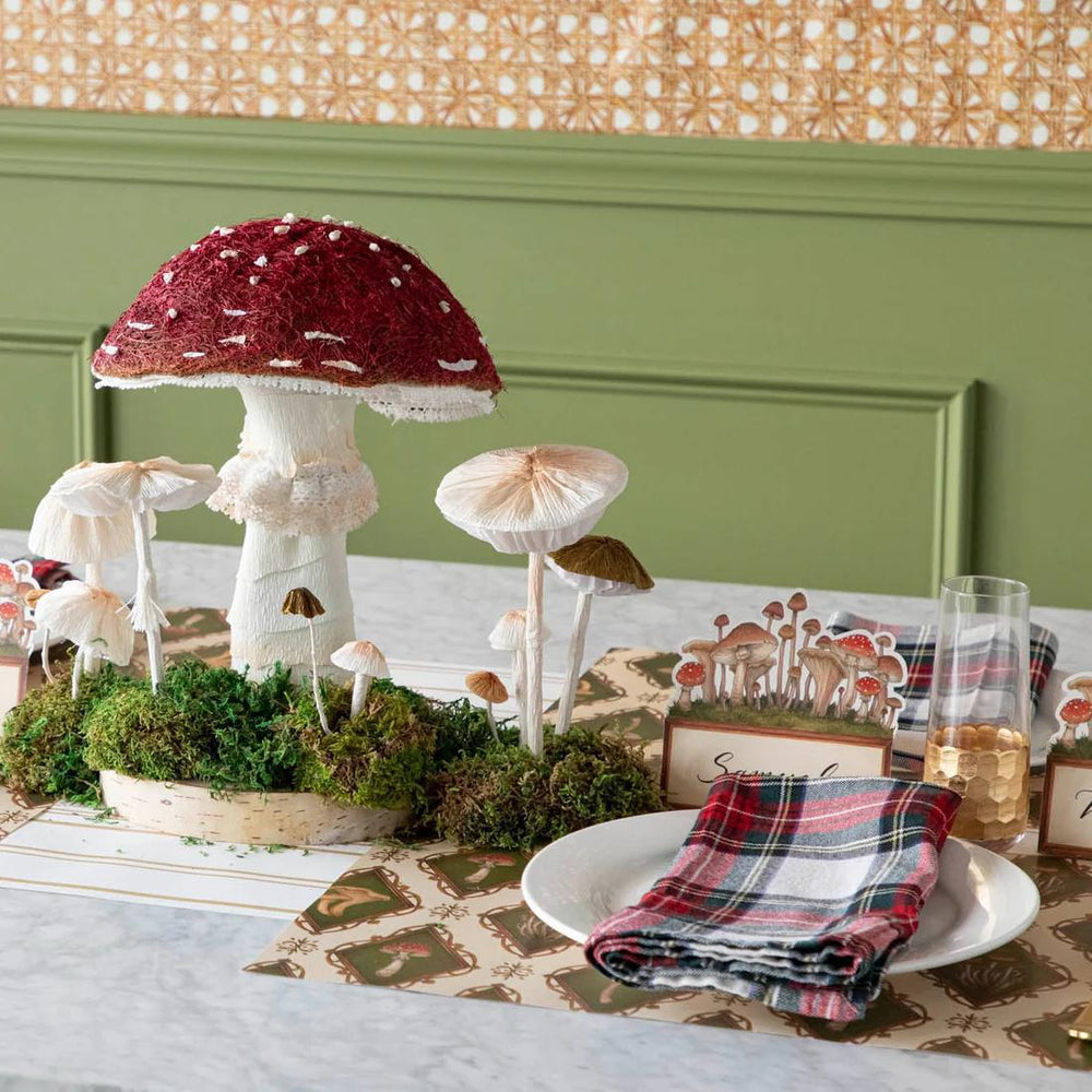 Hester & Cook Paper Placemat - Mushroom Forest