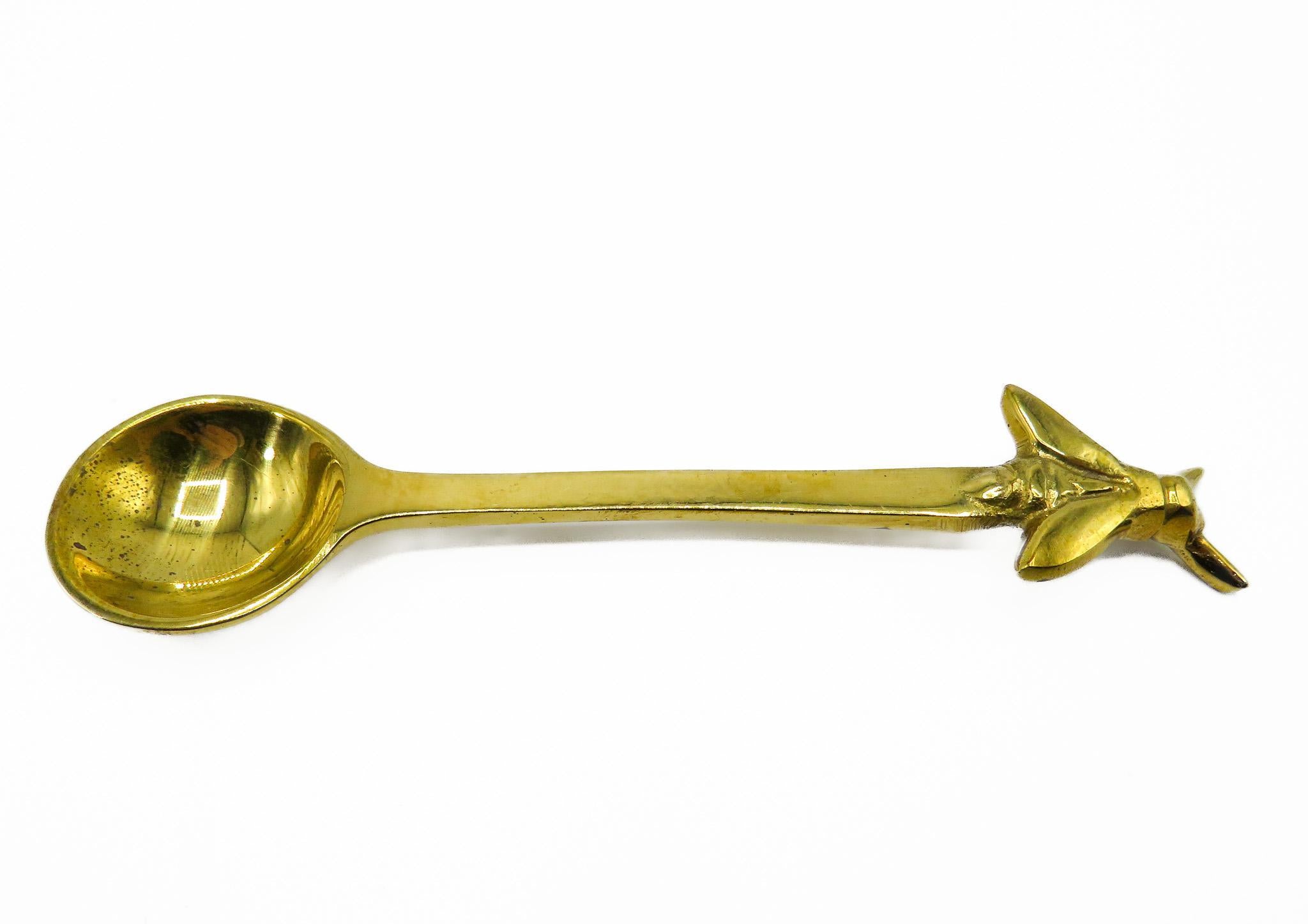 DA6529 Brass Spoon W/ Bee