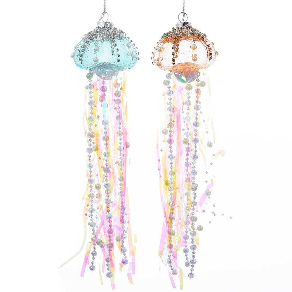 Jellyfish Glass Ornament - TD1484