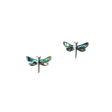 Abalone Earrings - Dragon Fly - Port Gamble General Store & Cafe
