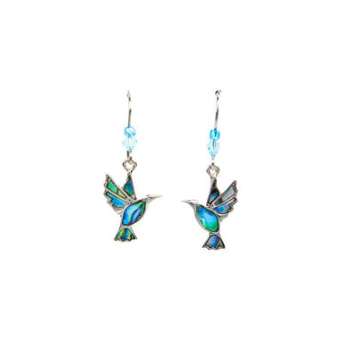 Abalone Earrings - Hummingbird - Port Gamble General Store & Cafe
