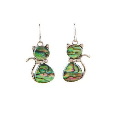 Abalone Earrings - Kitten - Port Gamble General Store & Cafe