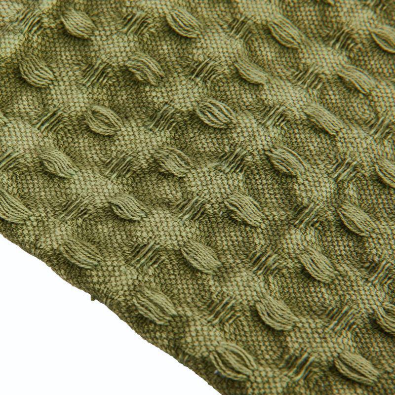 AH2965 SQ Cotton Waffle Weave Dish Cloths - Green - Port Gamble General Store & Cafe