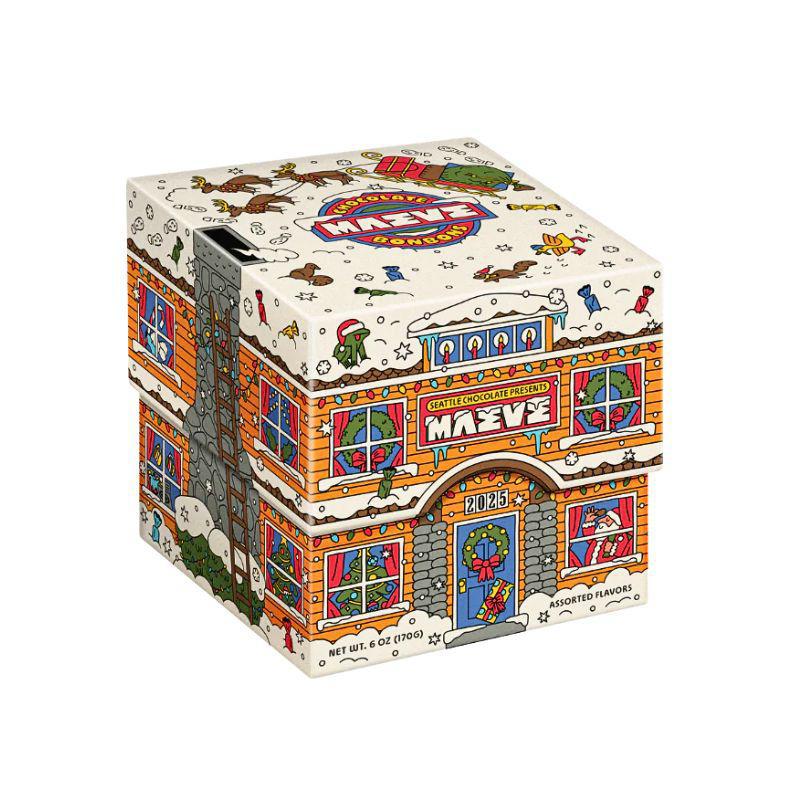 S. Chocolate Bonbon Bungalow Gift Box - 6oz