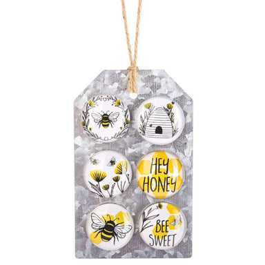 Bee Magnets 6 pc Set - Port Gamble General Store & Cafe