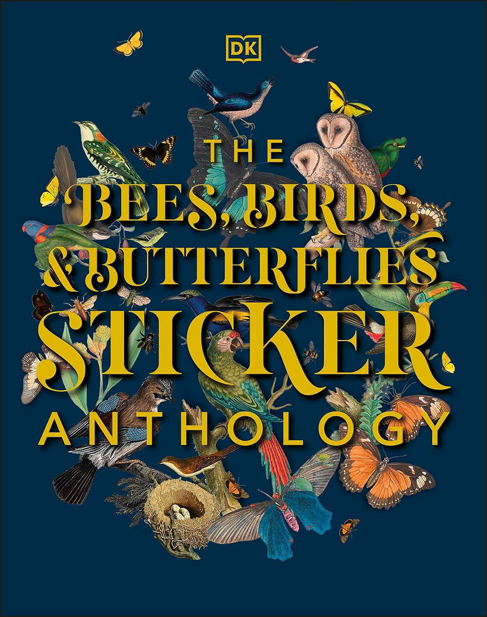 Bees Birds & Butterflies Sticker Anthology - Book - Port Gamble General Store & Cafe