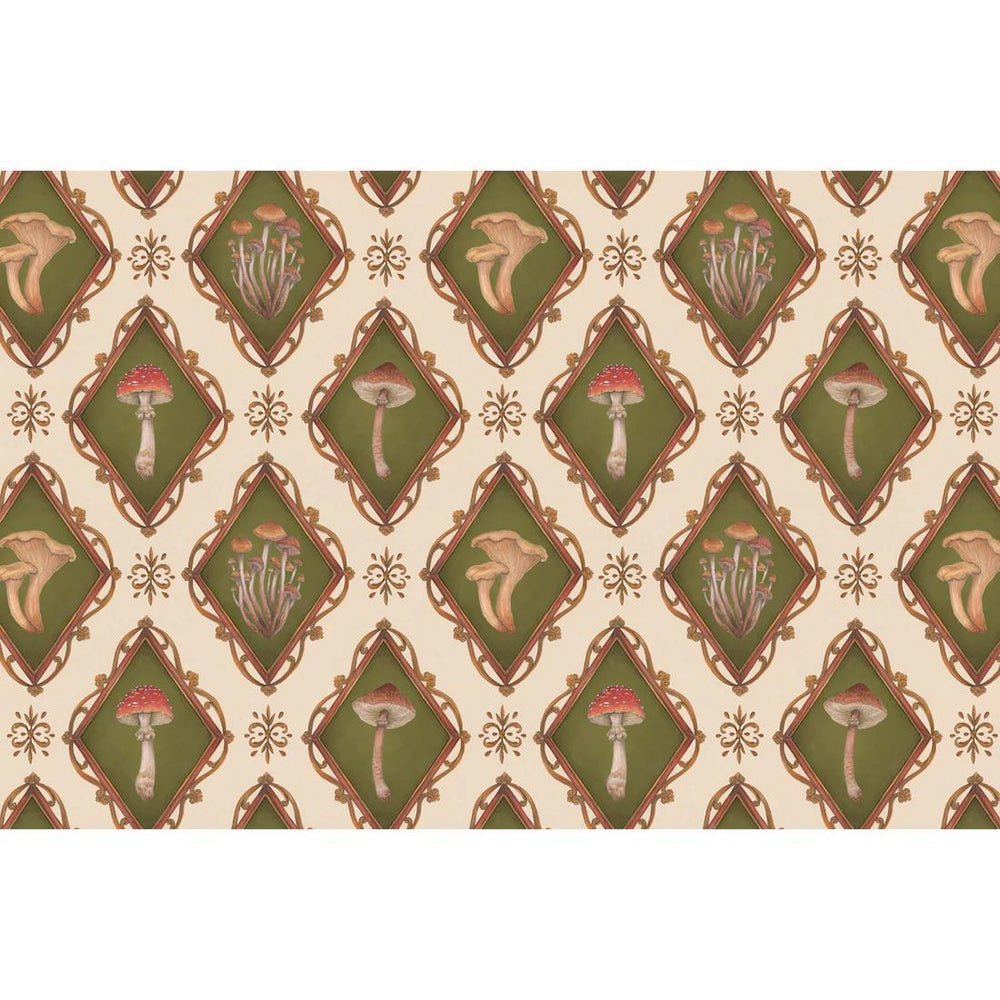 Hester & Cook Paper Placemat - Mushroom Forest