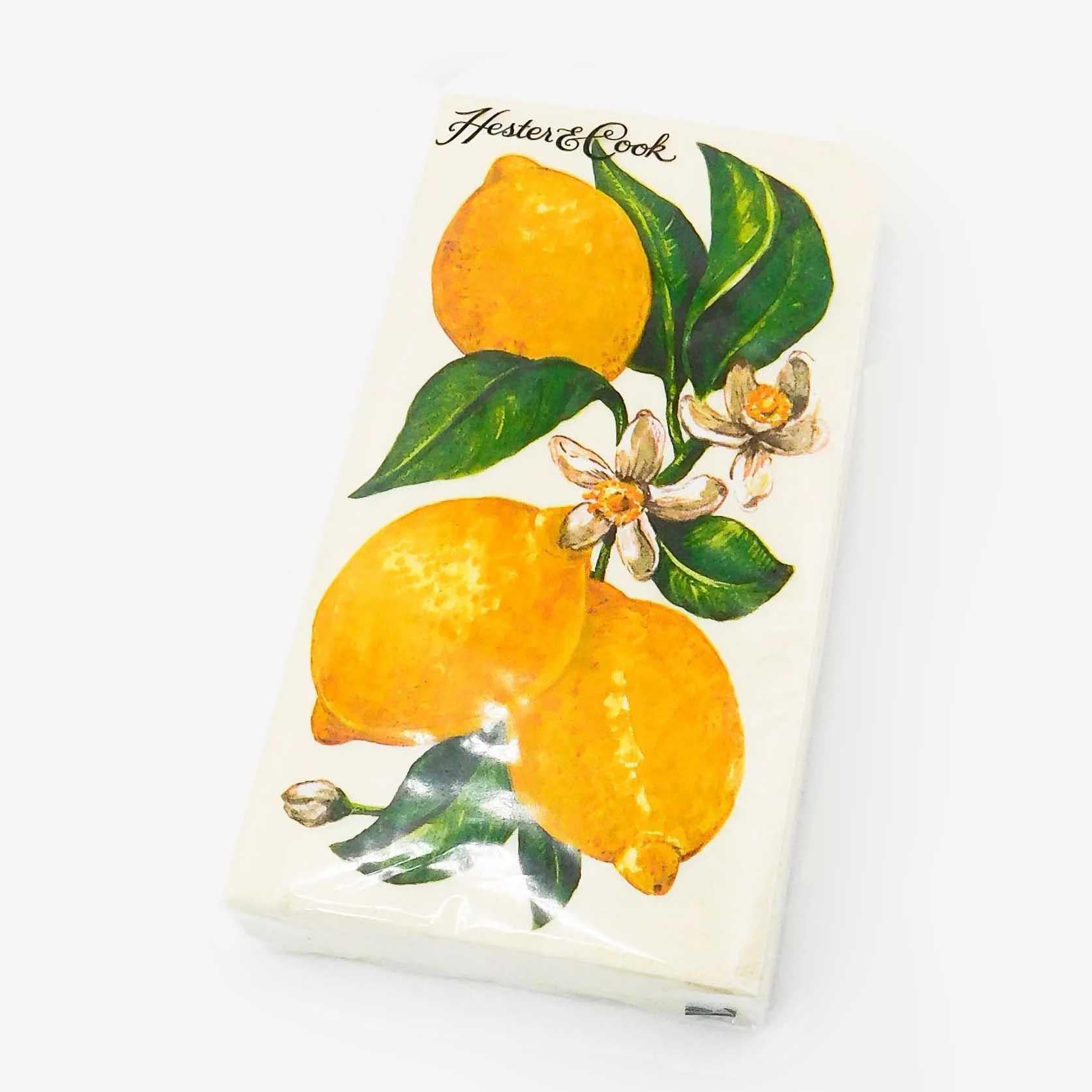 Lemons and Flowers Guest Napkins