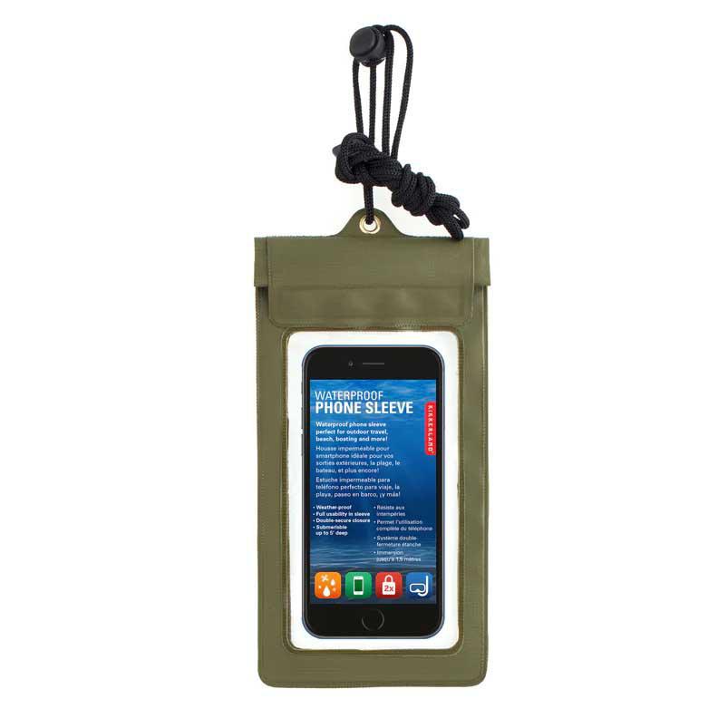 waterproof phone green sleeve