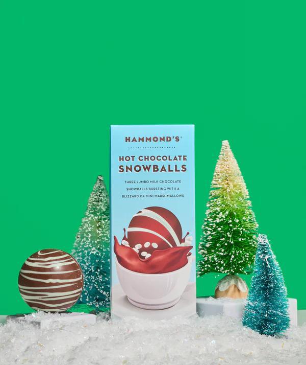 Hot Chocolate Snowballs with Mini Marshmallows