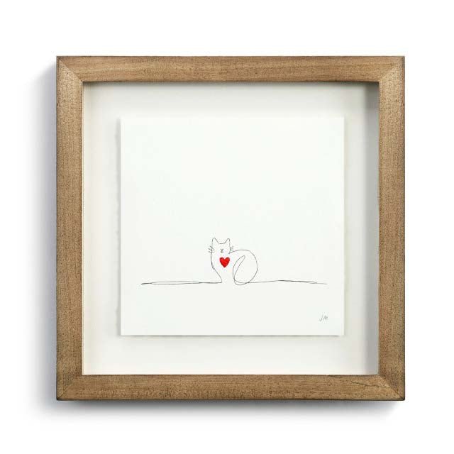 Cat Love Framed Art - Port Gamble General Store & Cafe