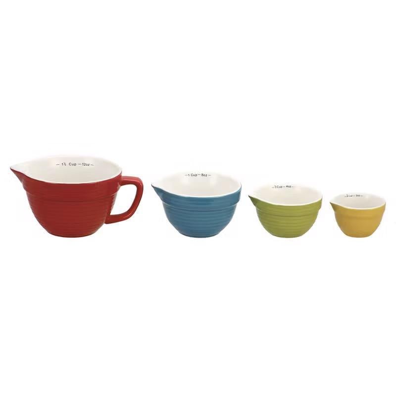 Colorful Batter Bowl Measuring Cups - DA1805 - Port Gamble General Store & Cafe