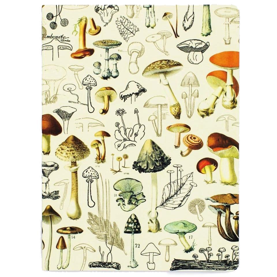 Woodland Mushrooms Softcover Notebook
