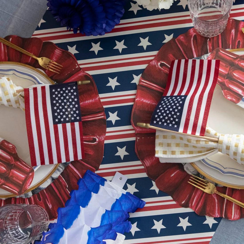 Hester & Cook Stars & Stripes Table Runner
