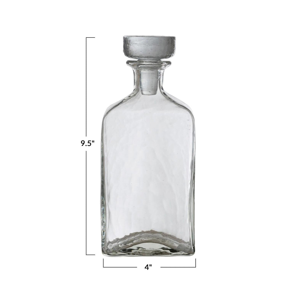 DF7670 Clear Glass Decanter - Port Gamble General Store & Cafe