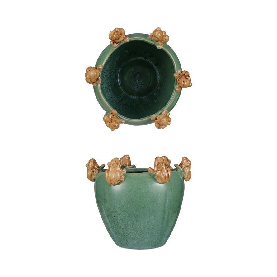 DF8777 Stoneware Planter - Port Gamble General Store & Cafe