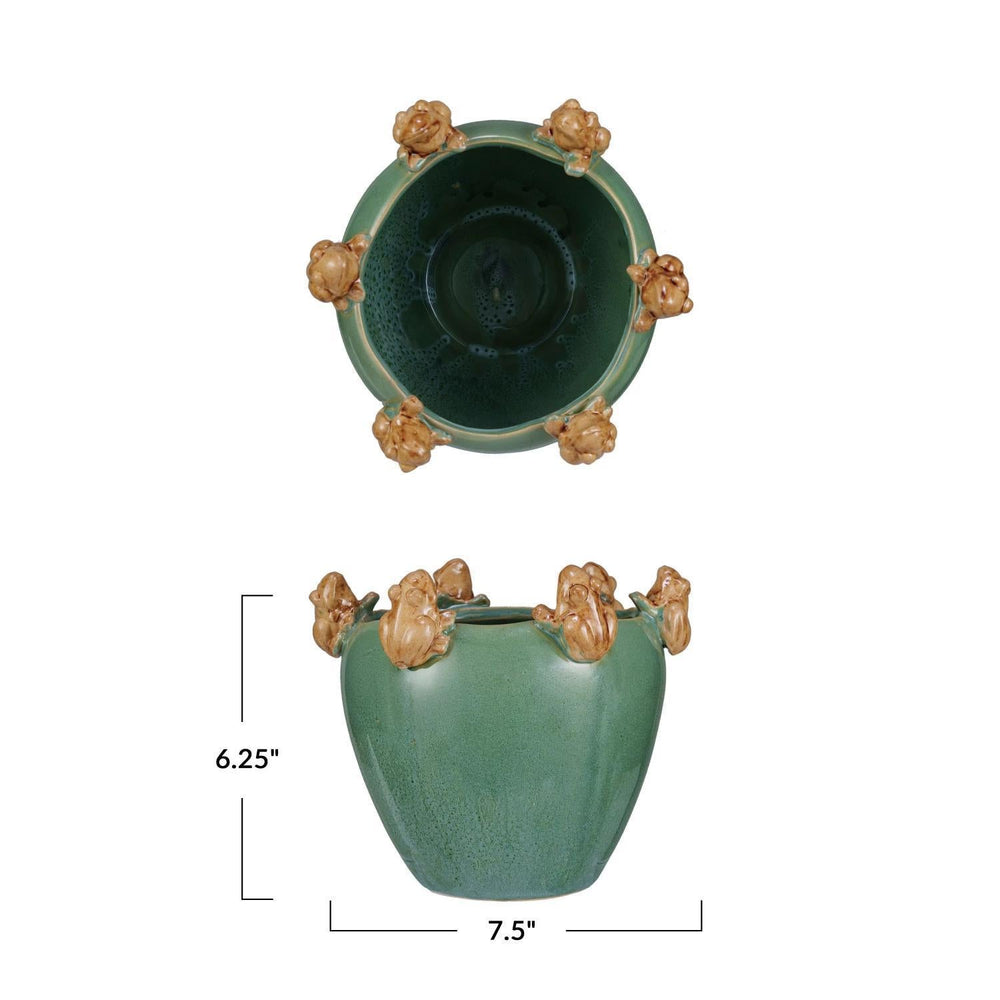 DF8777 Stoneware Planter - Port Gamble General Store & Cafe