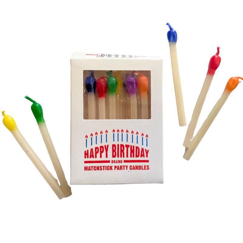 Happy Birthday Matchstick Candles
