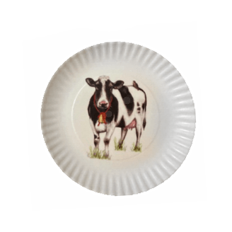 Farm Animal Melamine Plate/Set Of 4 ME0252 - Port Gamble General Store & Cafe