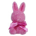 Flocked Sitting Bunny - 8 asst colors - Port Gamble General Store & Cafe