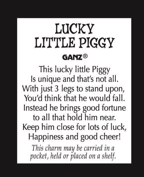 Ganz Tokens Two - Lucky Little Piggy - Port Gamble General Store & Cafe