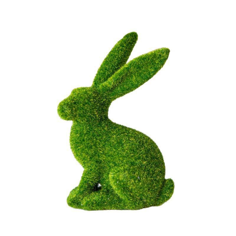 Green Flocked Bunny EM2828 - Port Gamble General Store & Cafe