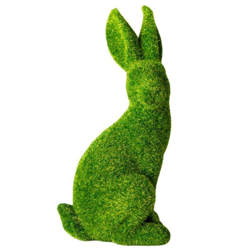 Green Flocked Bunny EM2828 - Port Gamble General Store & Cafe
