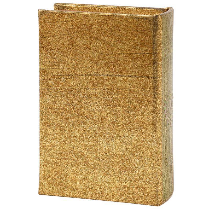 Hidden Storage Book Box - Gold Peacock - Port Gamble General Store & Cafe