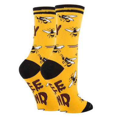 honey pair of socks bee kind