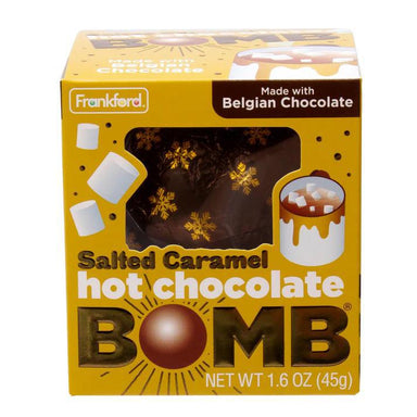 hot chocolate bomb salted caramel