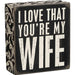 "I Love That You Are My Wife" Treasure Gift Box - Port Gamble General Store & Cafe