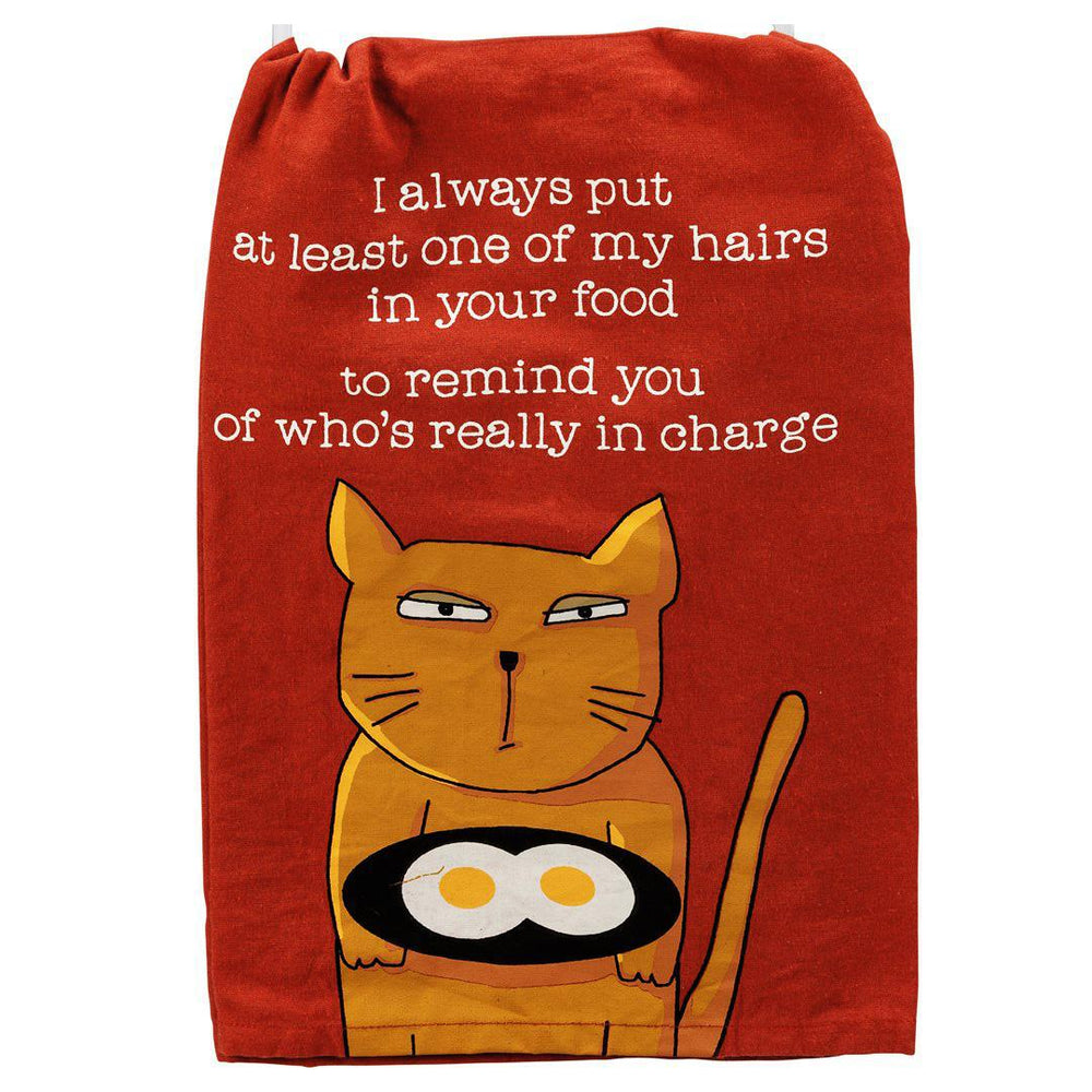 Kitchen Towel - Cat Hair in Your Food - Port Gamble General Store & Cafe
