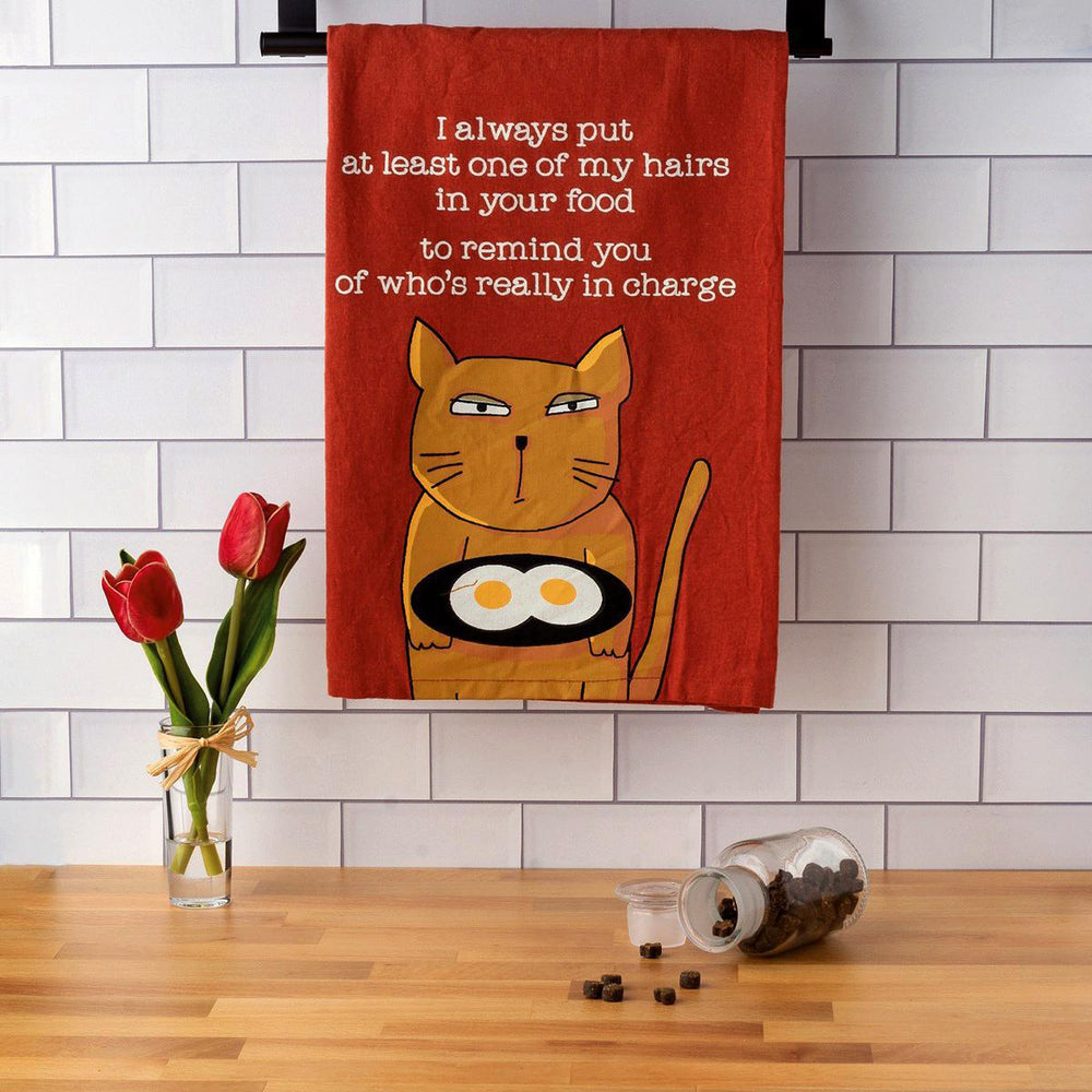 Kitchen Towel - Cat Hair in Your Food - Port Gamble General Store & Cafe
