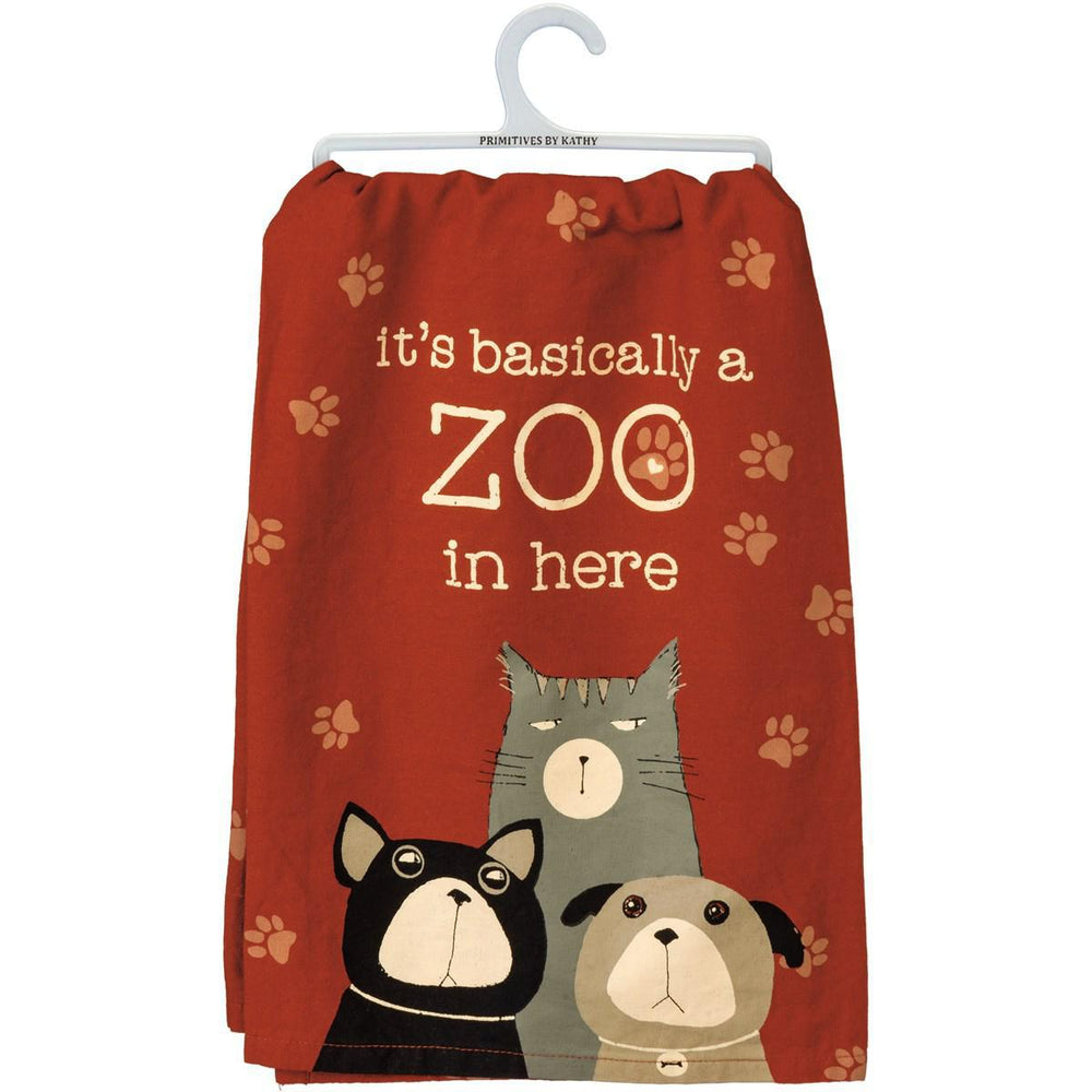 Kitchen Towel - Zoo In Here - Port Gamble General Store & Cafe
