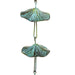 Lg Green Mushroom Rain Chain - Port Gamble General Store & Cafe