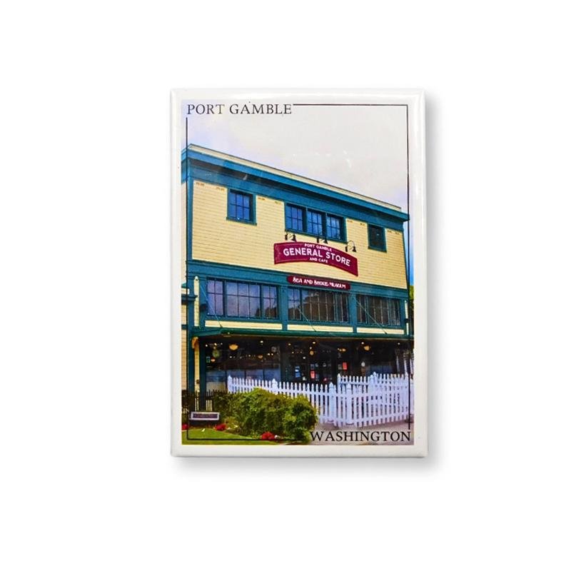 LP Magnet - Gen Store - PG WA - Port Gamble General Store & Cafe