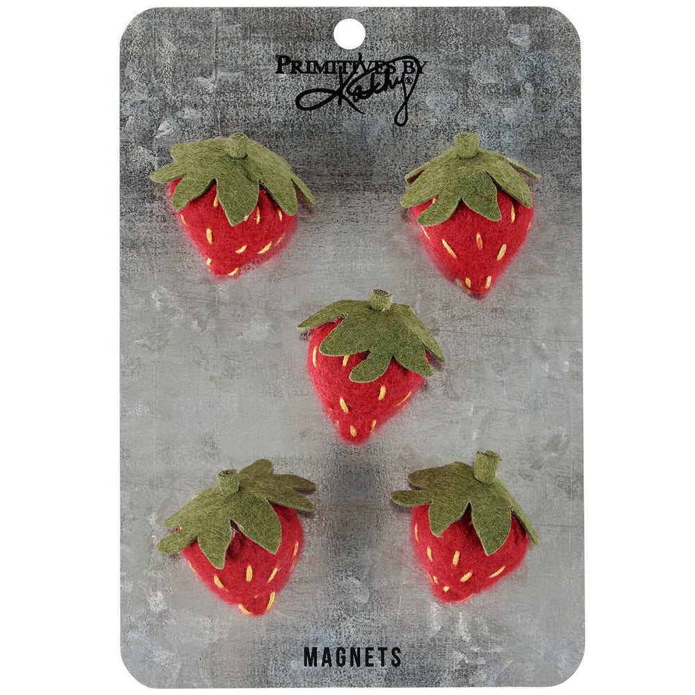 Memo Holder Set - Strawberries - Port Gamble General Store & Cafe