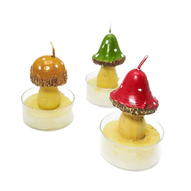 Mushroom Tea Light Candle HG0110 - Port Gamble General Store & Cafe