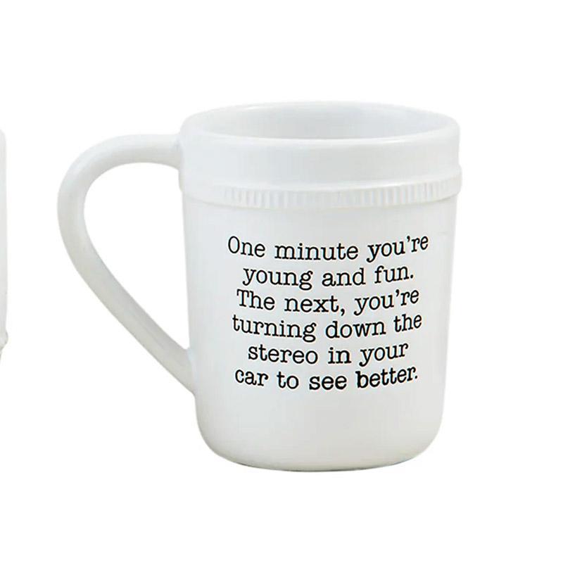 one minute you are yung - Ceramic Mug 