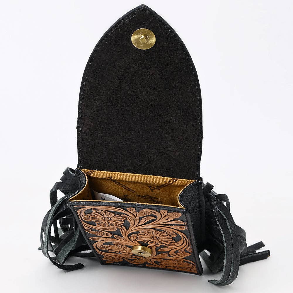 CellPhone Holder Genuine Western Leather Women Bag