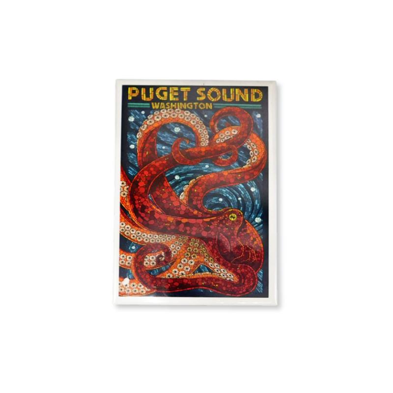LP Magnet - Octopus Mosaic - PG WA