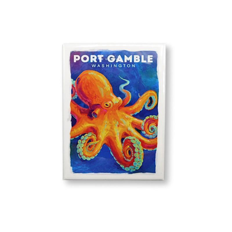 LP Magnet - Vivid Octopus