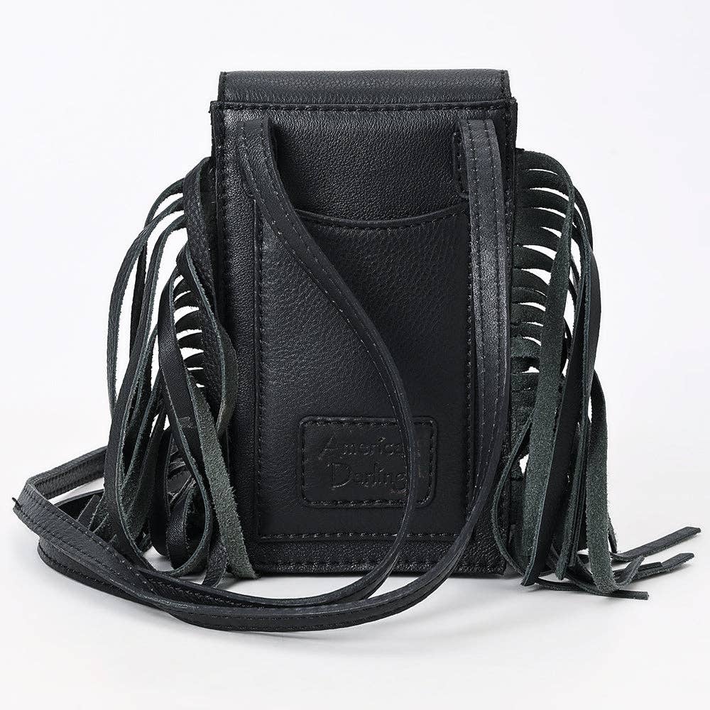 CellPhone Holder Genuine Western Leather Women Bag