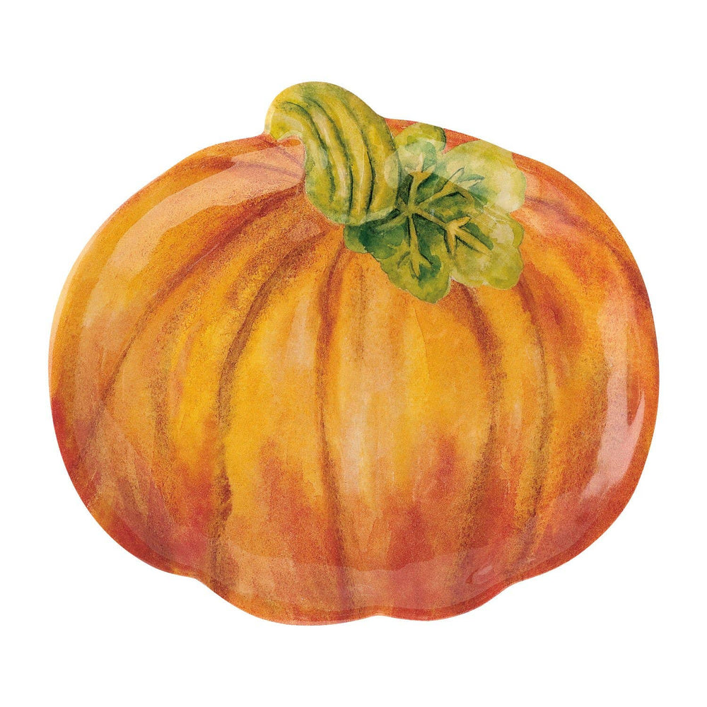 4-Piece Pumpkin Melamine 7 3/4" Plate