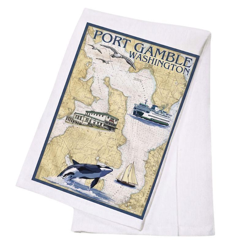 Port Gamble Nautical Chart - LP Towel