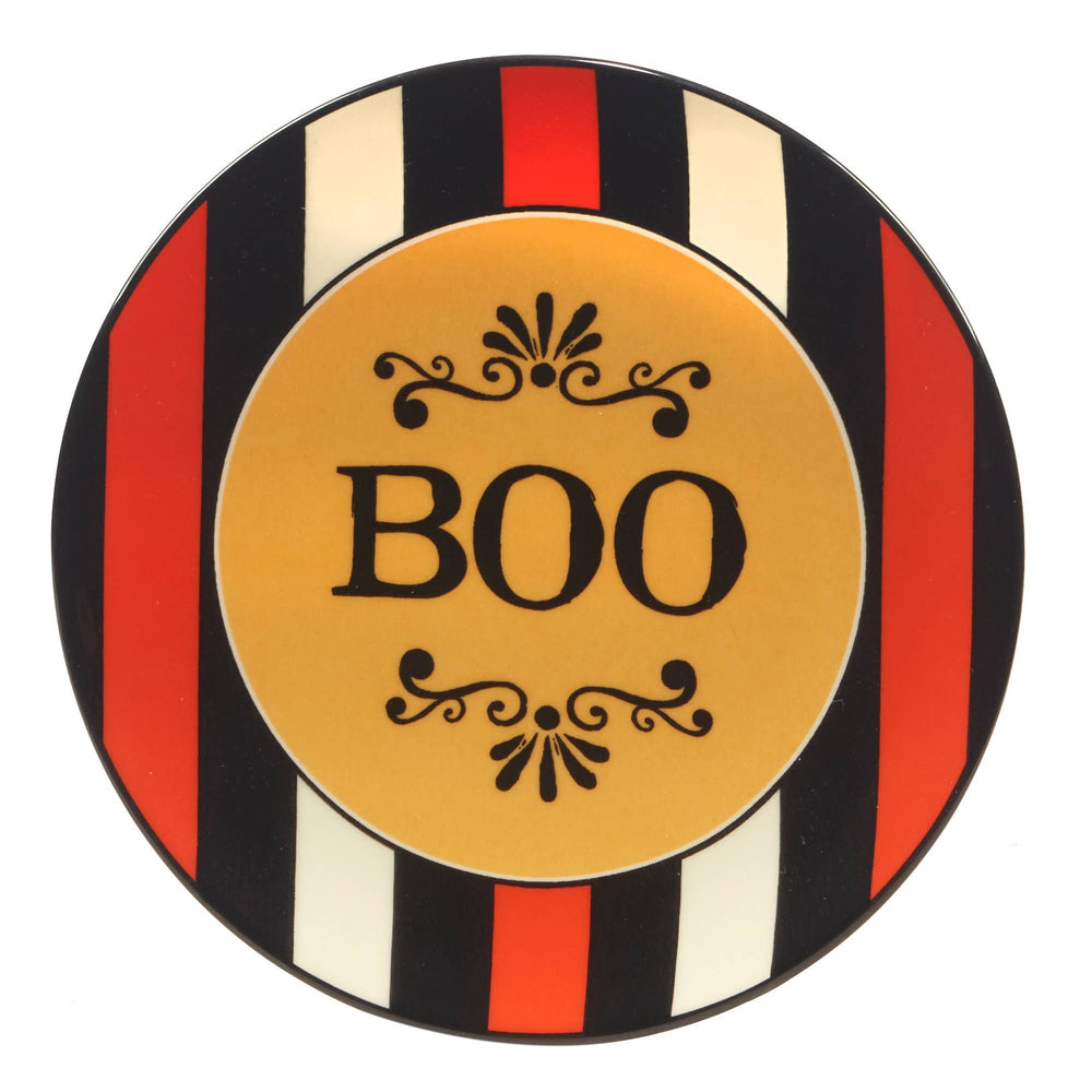 Spooky Halloween Canape Plate 6in 4 asst